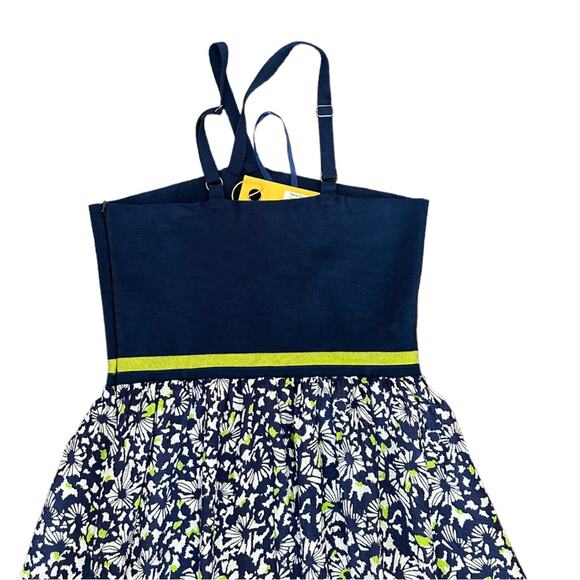 NWT Tanya Taylor Fifi Women's Maxi Dress in Confetti Navy Blue Size Medium - Picture 9 of 16